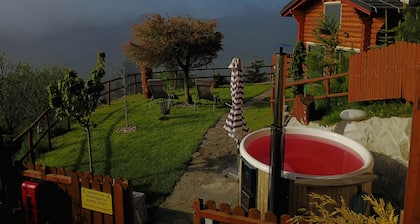 Romantic cabin, wellness, nature and luxury