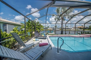 A heated pool - Wide Water Views, Hot Tub, Heated pool! 75 reviews.Villa 27 (Cape Coral)