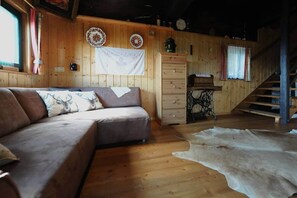 Smart TV, fireplace, DVD player, stereo