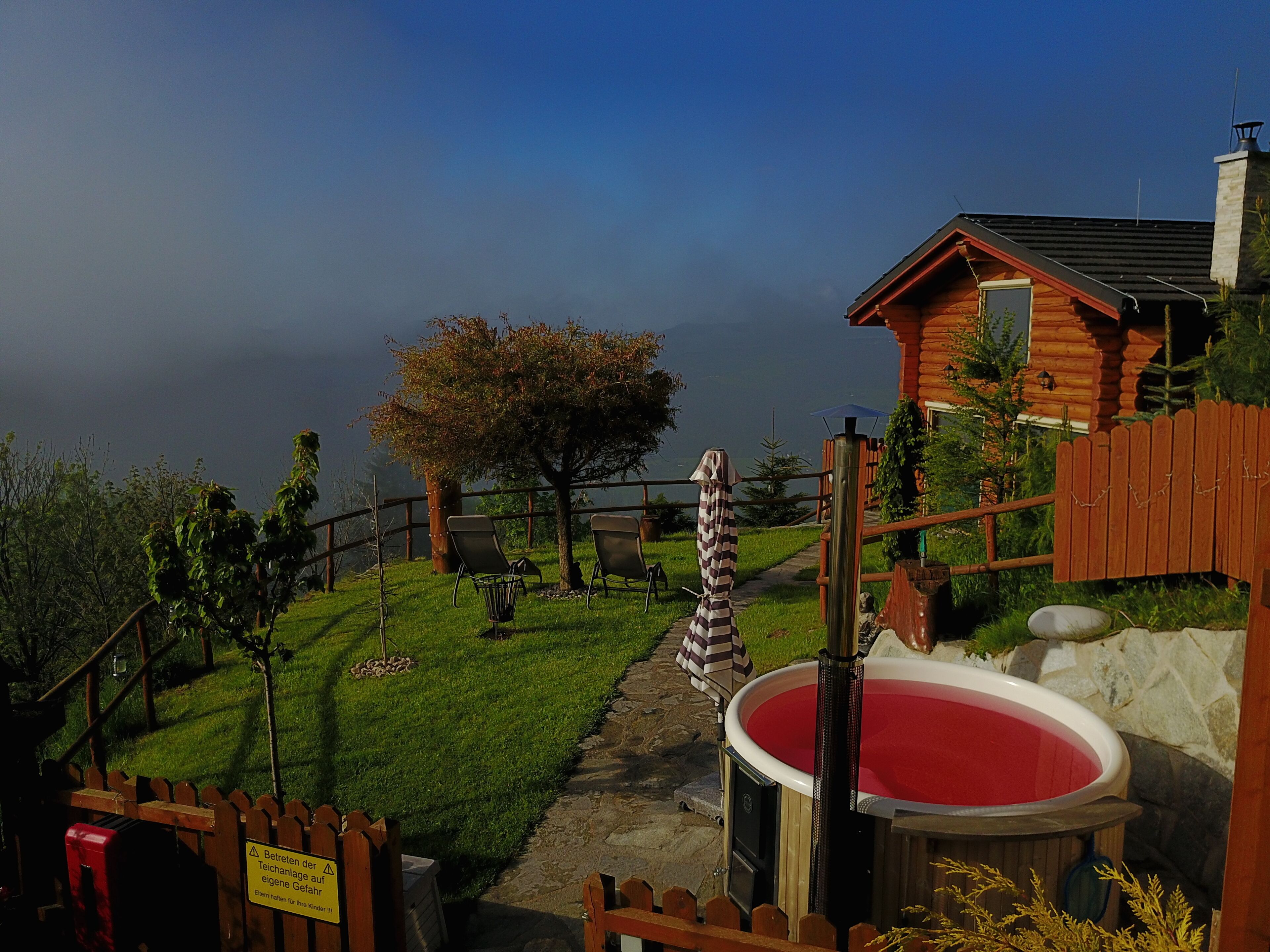 Bain à remous extérieur