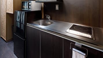 Casa, para não fumantes (Private Vacation) | Cozinha americana privada | Geladeira, micro-ondas, cooktop, chaleira elétrica