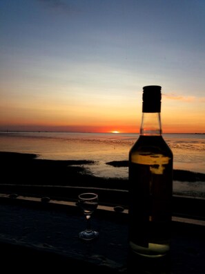 Vue sur la plage/l’océan