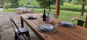 Outdoor dining