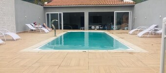 House on the south coast with optional heated pool.