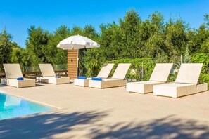 Outdoor pool - Astarte Villas - Neema Private Villa with Pool (RVF4+3X3 Arkadii, Greece)