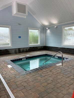 Indoor pool, a heated pool