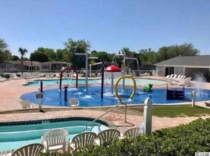 Indoor pool, a heated pool - Spacious Surfside Beach Home Minutes from the Ocean. Pet-Friendly! (Murrells Inlet)