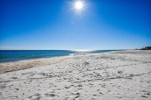 On the beach