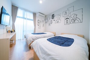 1 slaapkamer, een bureau, een strijkplank/strijkijzer, gratis wifi