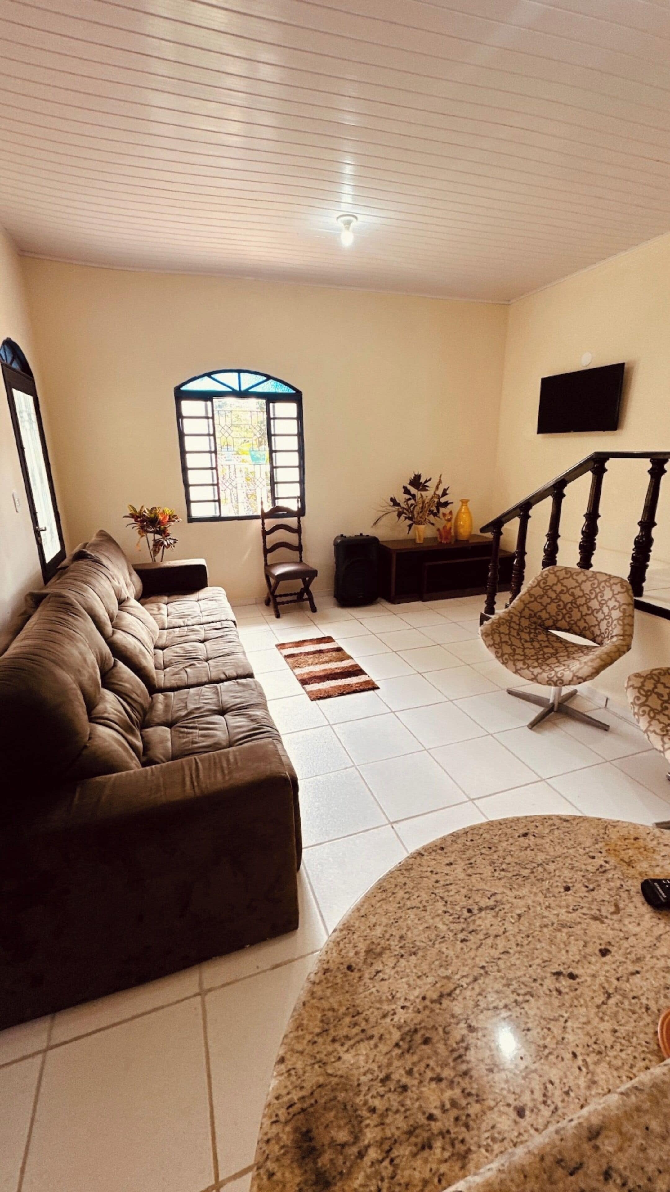 chalé (estância) | living room | flat-screen tv