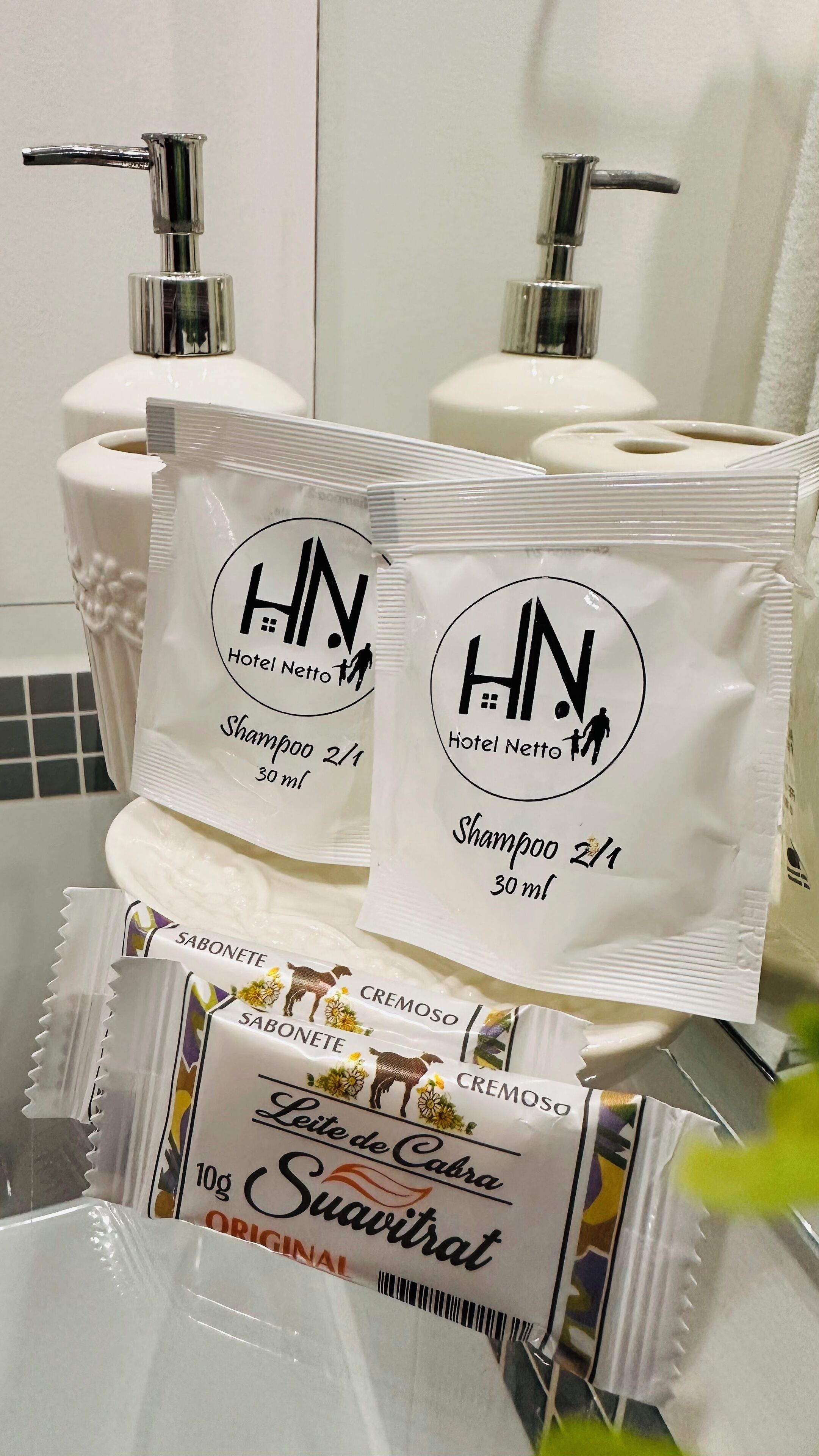 standard double room | bathroom amenities | shower, hair dryer, towels, soap