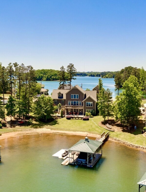 Exterior - New to VRBO! Big water views, private dock, pool table, 15 min Clemson! (Seneca)