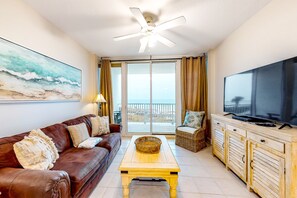 Télévision, lecteur de DVD, livres