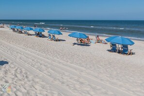 Beach nearby, beach towels