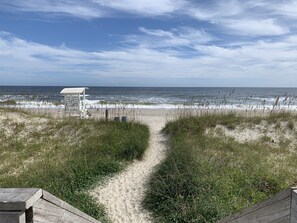 Beach nearby, beach towels
