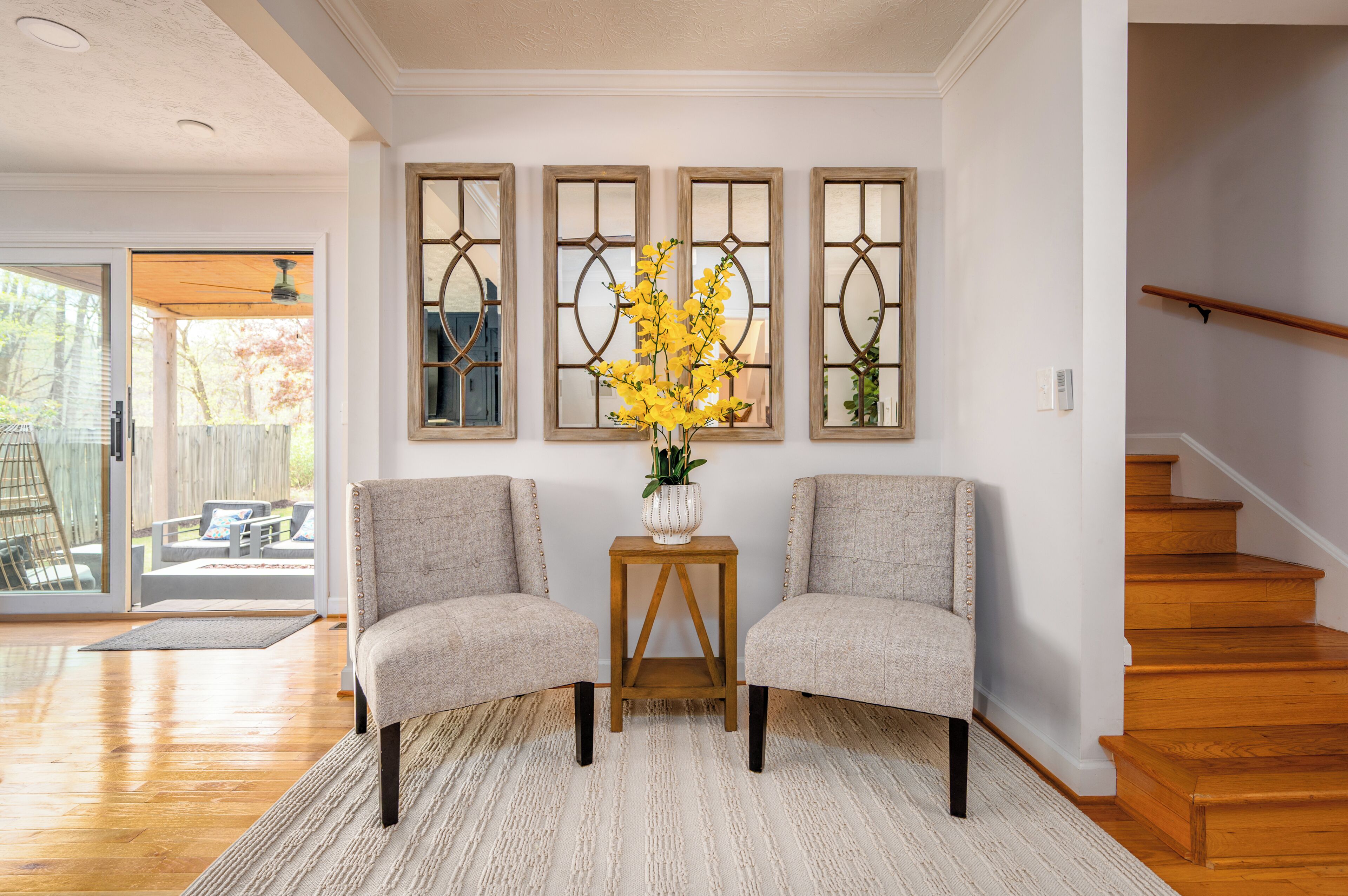 Sitting area in living room