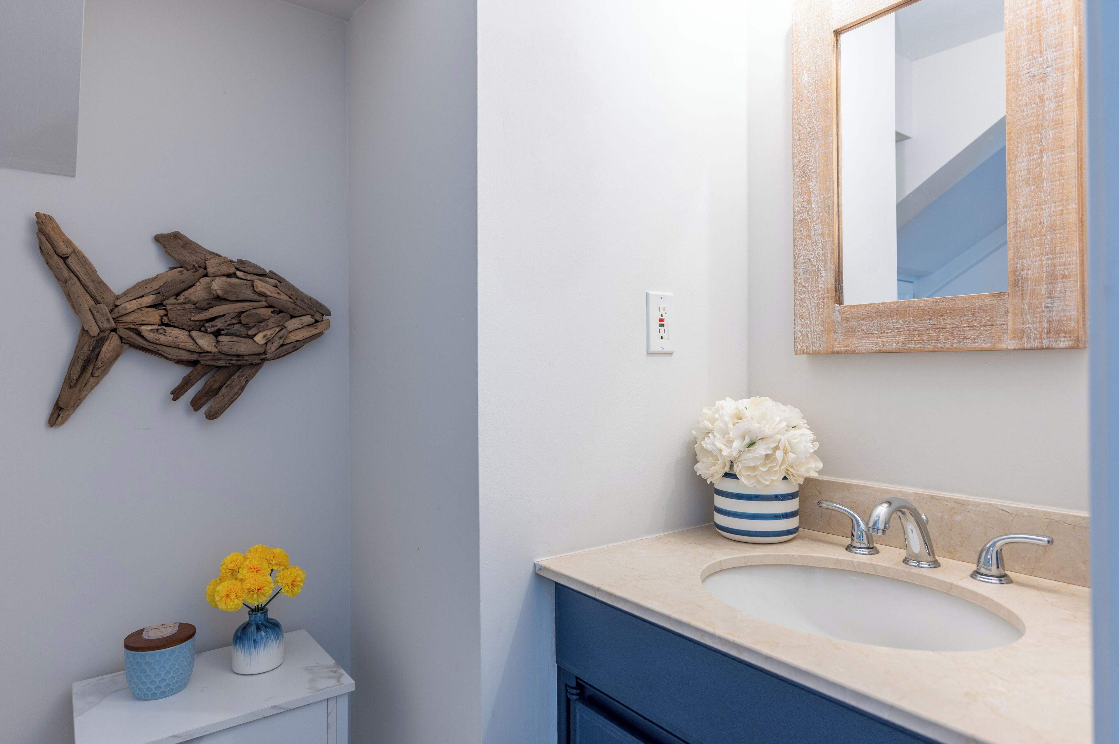 Half Bathroom off Living Room