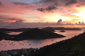 Sun-loungers, beach towels