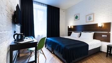 Chambre Standard Double ou avec lits jumeaux | 1 chambre, literie de qualité supérieure, bureau