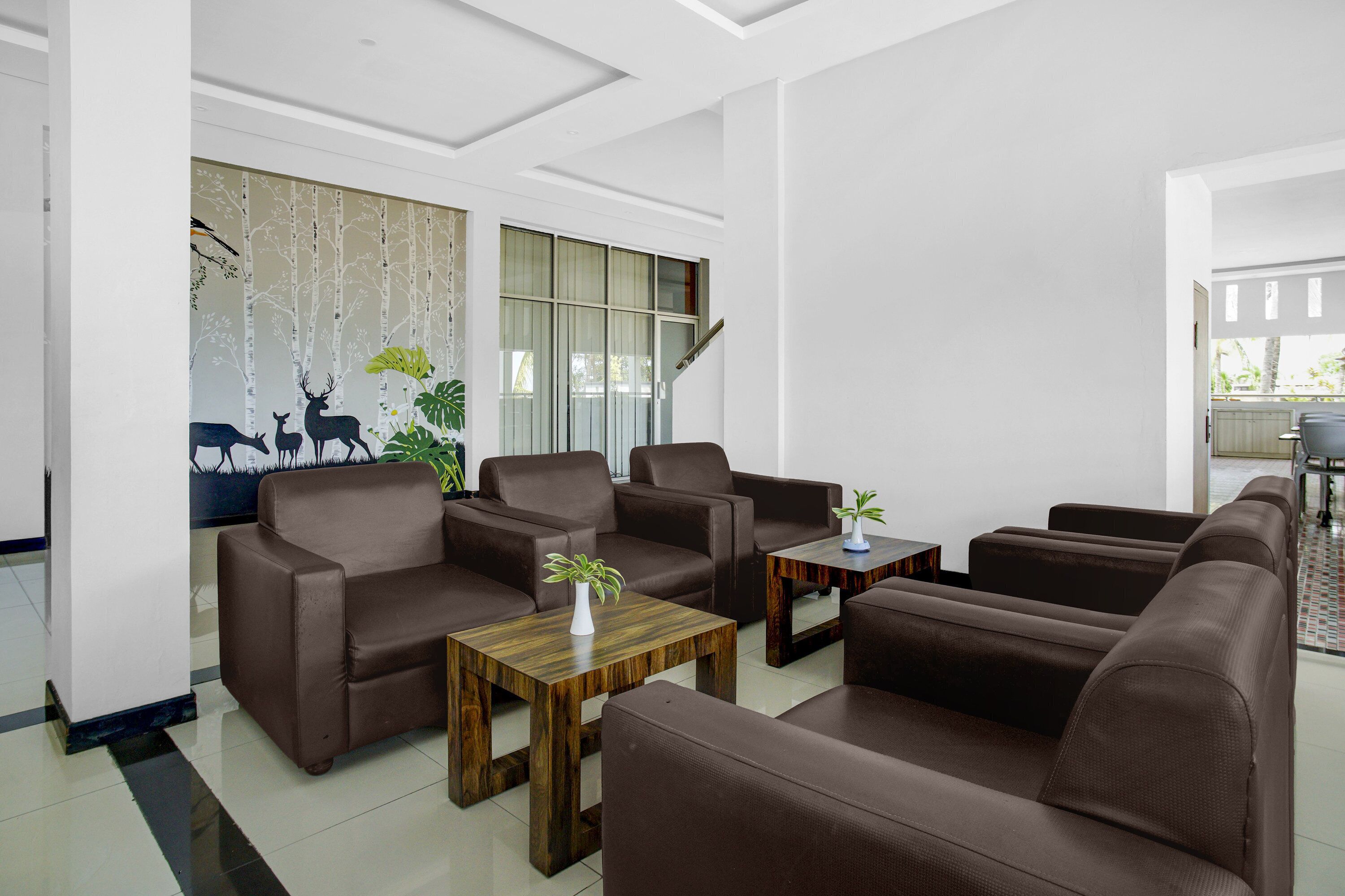 Lobby sitting area