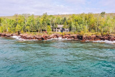 Stone Arch- Entire Large Home on Unique Lake Superior Shoreline