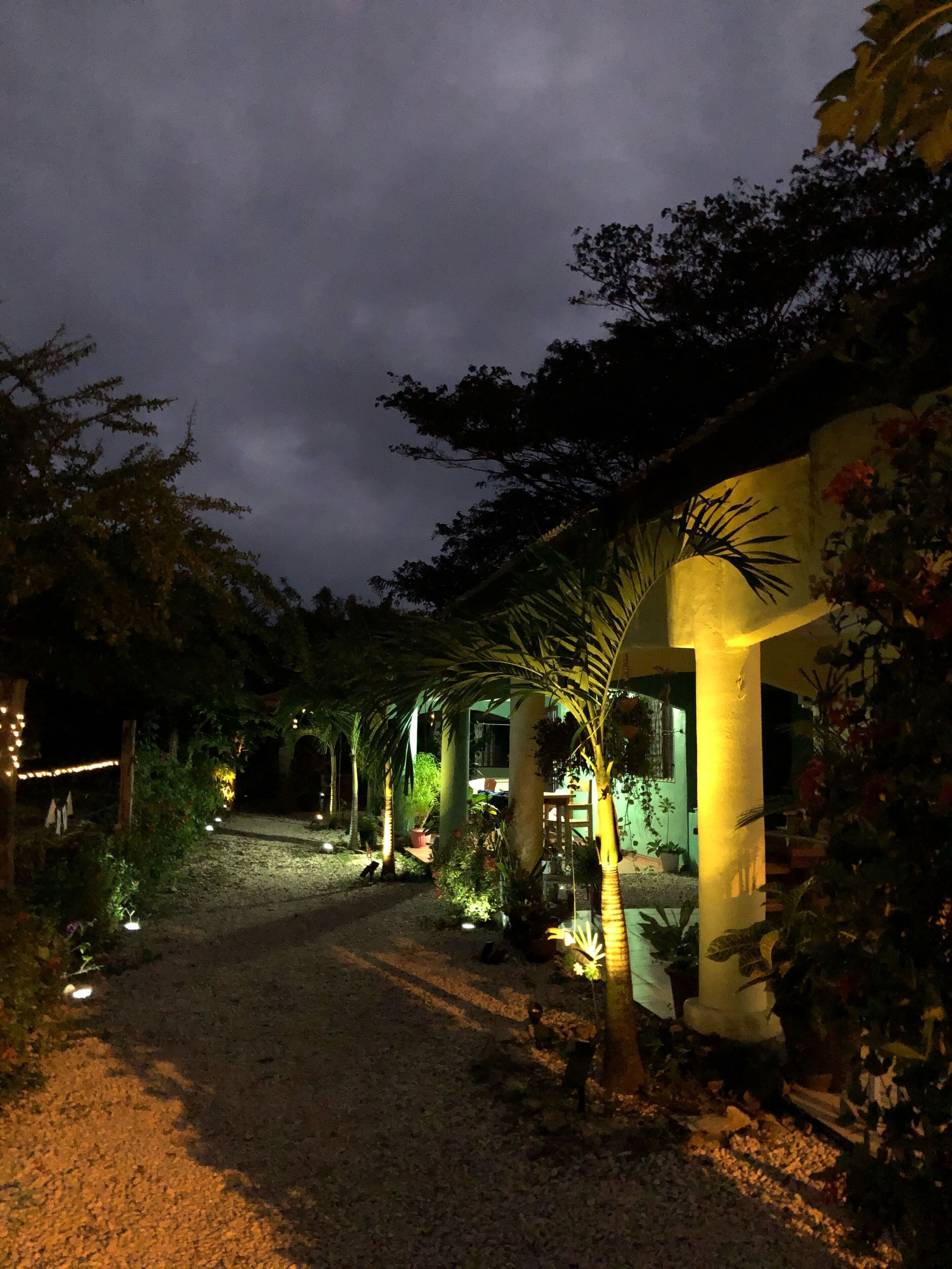 Overnattingsstedets uteområder