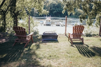 Fire Pit overlooking the creek