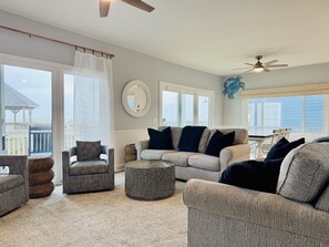 Smart TV, books - Bermuda Trace | Oceanfront 5BR/5BA · Direct Beach Access · Pool · Sleeps 16 (Ocean Isle Beach)