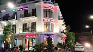 Front of property – evening/night