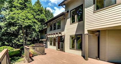 POWER ON - Modern 3BR Evergreen Retreat w/ Private Deck & Forest Views