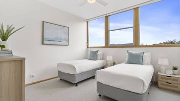 3 habitaciones y sábanas de algodón egipcio