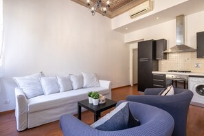 Comfort-Apartment | Wohnzimmer | Flachbildfernseher