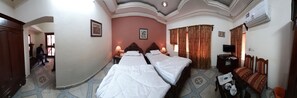 Desk, iron/ironing board, free WiFi, bed sheets