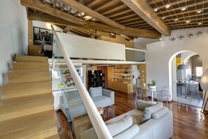 Apartment, 1 Bedroom | Living area