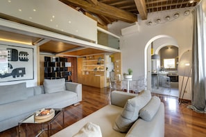 Apartment, 1 Bedroom | Living area