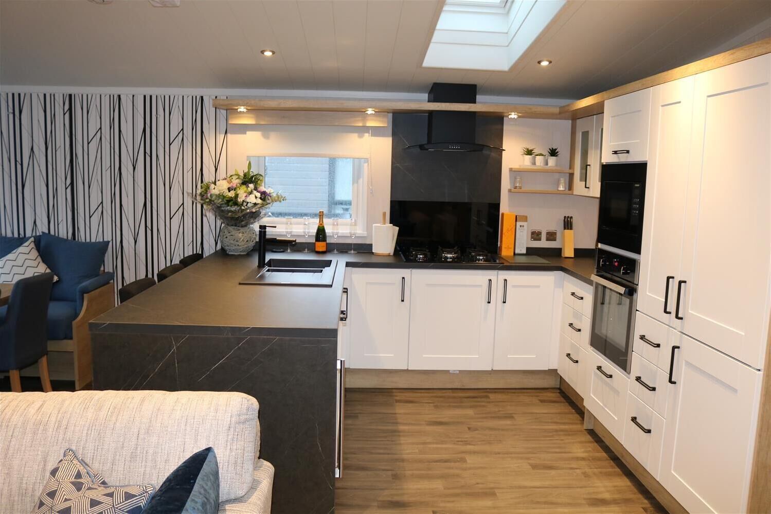 Dishwasher, dining tables