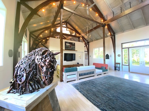 The Playhouse: 7,000 Sq Ft of Berkshires Modern Luxury & History