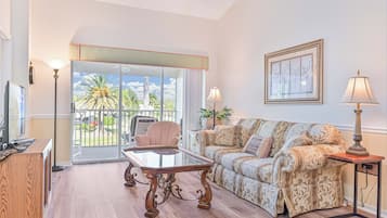 Smart TV, DVD player, books