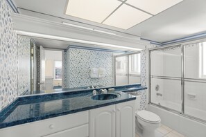 Hair dryer, towels