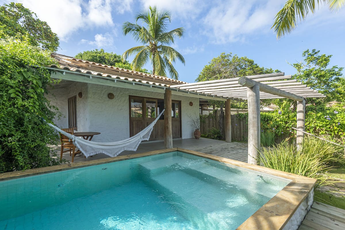 Cabane Premium, piscine privée (Master) | Vue de la chambre