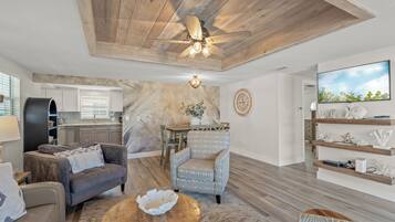 Smart TV, foosball, table tennis