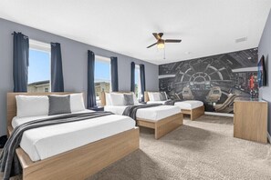 9 bedrooms, iron/ironing board, travel cot, WiFi