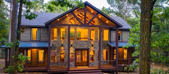 Five Master King Suites, entertainment room, two bunkrooms, hot tub, smoker