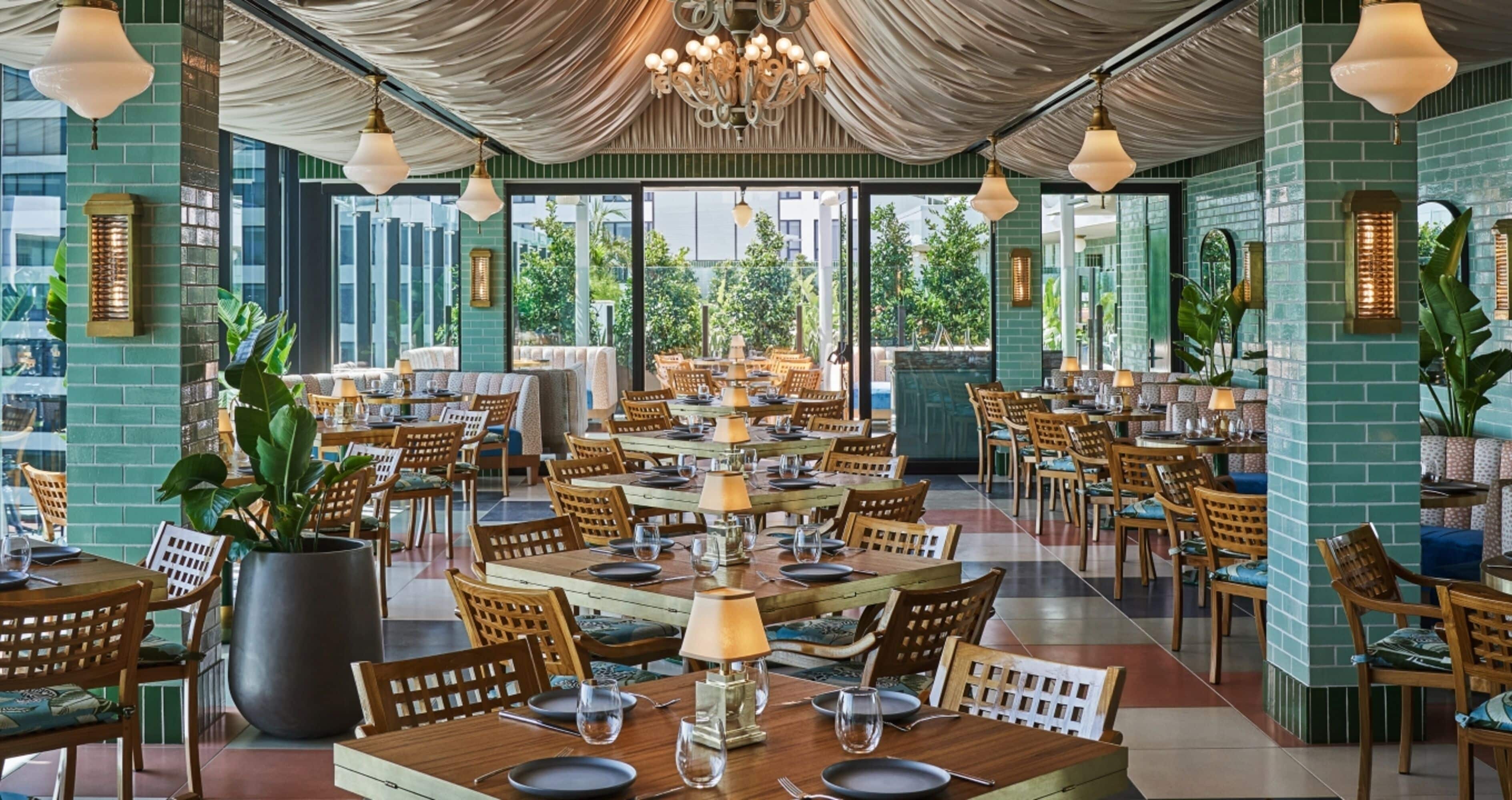 breakfast, lunch and dinner served