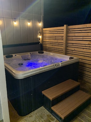 Idromassaggio all'aperto