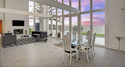 Impresionante Waterfront Retreat en la bahía de Galveston!