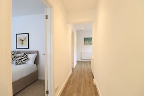 3 bedrooms, desk, iron/ironing board, travel cot
