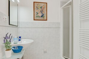 Chuveiro, secador de cabelo, bidê 