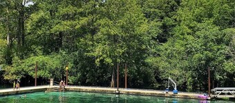 Springs  Cottage 3/1 sleeps 8, near Ginnie, Fanning Springs , Manatee and blue 