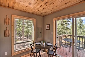 Dining - Woodsy Cabin Hideaway w/ Deck: Hike, Fish, Escape (Como)